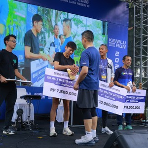 Race photo from KEMLU RUN 2026