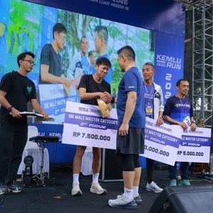 Race photo from KEMLU RUN 2026