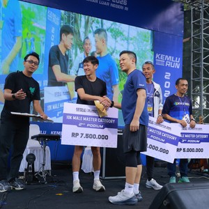 Race photo from KEMLU RUN 2026