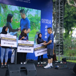 Race photo from KEMLU RUN 2026