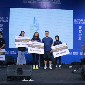 Race photo from KEMLU RUN 2026