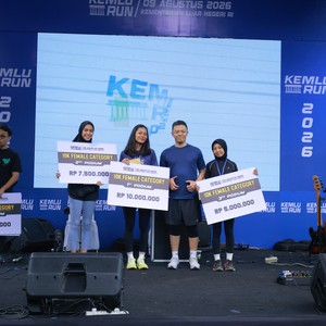 Race photo from KEMLU RUN 2026