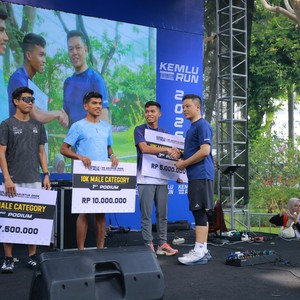 Race photo from KEMLU RUN 2026