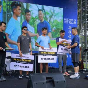 Race photo from KEMLU RUN 2026