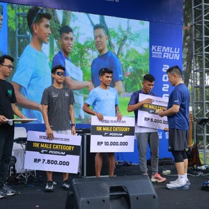 Race photo from KEMLU RUN 2026