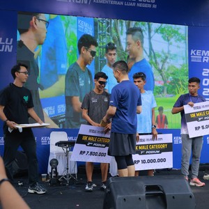 Race photo from KEMLU RUN 2026