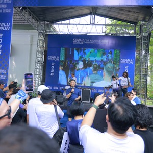 Race photo from KEMLU RUN 2026