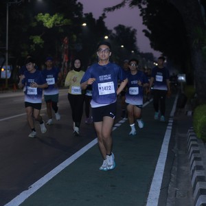 Race photo from KEMLU RUN 2026