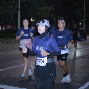 Race photo from KEMLU RUN 2026