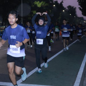 Race photo from KEMLU RUN 2026