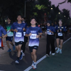 Race photo from KEMLU RUN 2026