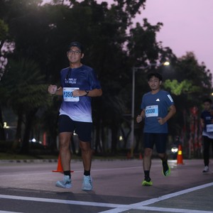 Race photo from KEMLU RUN 2026