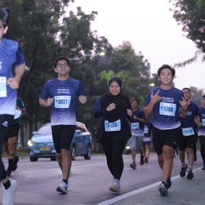 Race photo from KEMLU RUN 2026