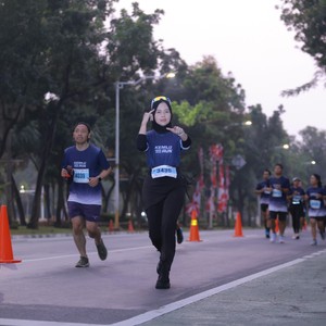 Race photo from KEMLU RUN 2026