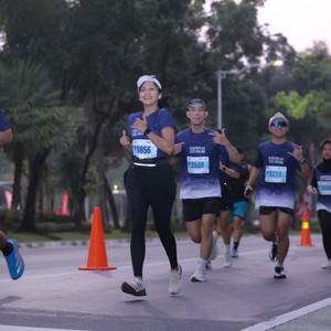 Race photo from KEMLU RUN 2026