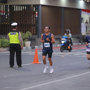 Race photo from KEMLU RUN 2026
