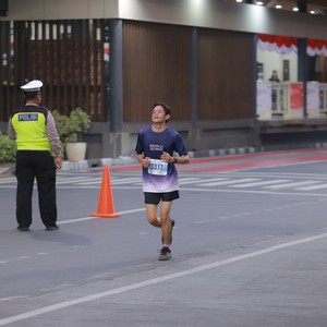 Race photo from KEMLU RUN 2026
