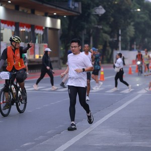 Race photo from KEMLU RUN 2026