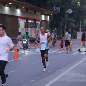 Race photo from KEMLU RUN 2026
