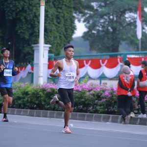 Race photo from KEMLU RUN 2026