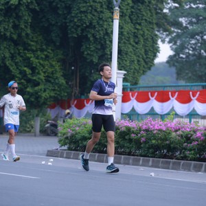 Race photo from KEMLU RUN 2026