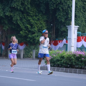 Race photo from KEMLU RUN 2026