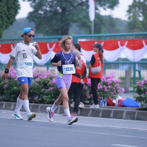 Race photo from KEMLU RUN 2026