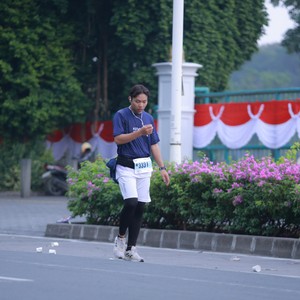 Race photo from KEMLU RUN 2026