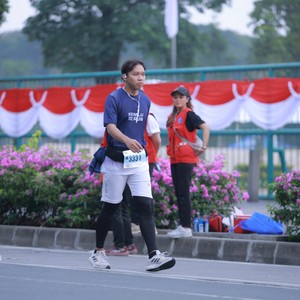 Race photo from KEMLU RUN 2026