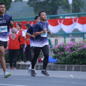 Race photo from KEMLU RUN 2026