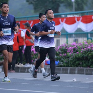Race photo from KEMLU RUN 2026