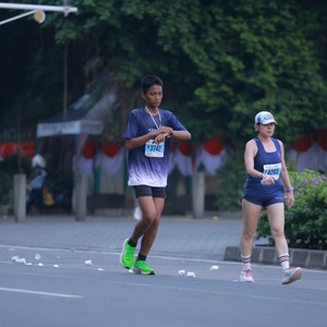 Race photo from KEMLU RUN 2026