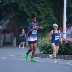 Race photo from KEMLU RUN 2026