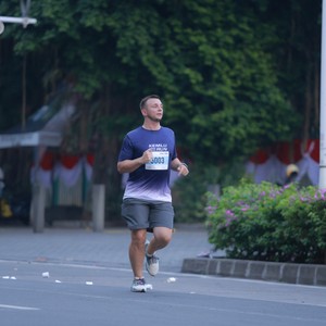 Race photo from KEMLU RUN 2026