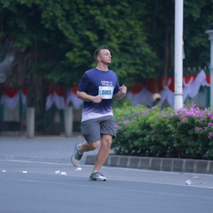 Race photo from KEMLU RUN 2026