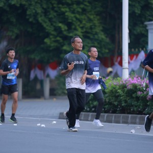 Race photo from KEMLU RUN 2026