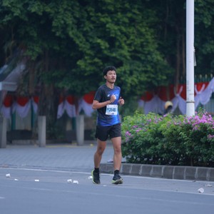 Race photo from KEMLU RUN 2026