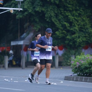 Race photo from KEMLU RUN 2026