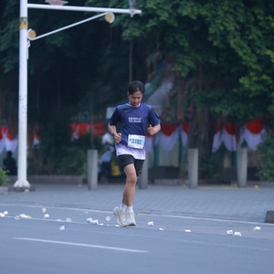 Race photo from KEMLU RUN 2026