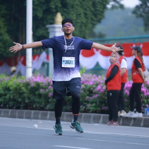 Race photo from KEMLU RUN 2026