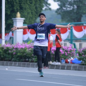 Race photo from KEMLU RUN 2026