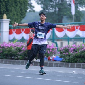 Race photo from KEMLU RUN 2026