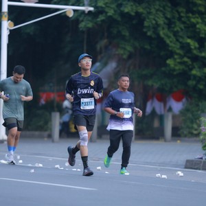 Race photo from KEMLU RUN 2026