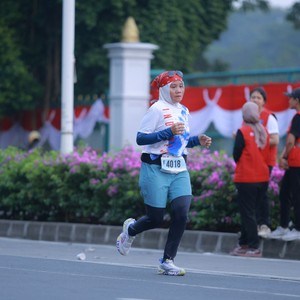 Race photo from KEMLU RUN 2026