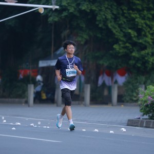 Race photo from KEMLU RUN 2026