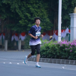 Race photo from KEMLU RUN 2026