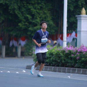 Race photo from KEMLU RUN 2026