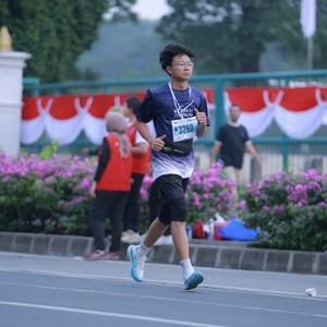 Race photo from KEMLU RUN 2026