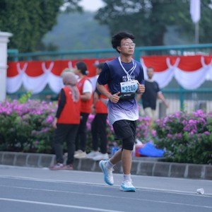 Race photo from KEMLU RUN 2026