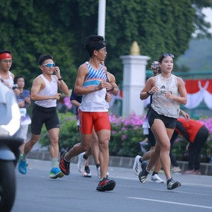 Race photo from KEMLU RUN 2026
